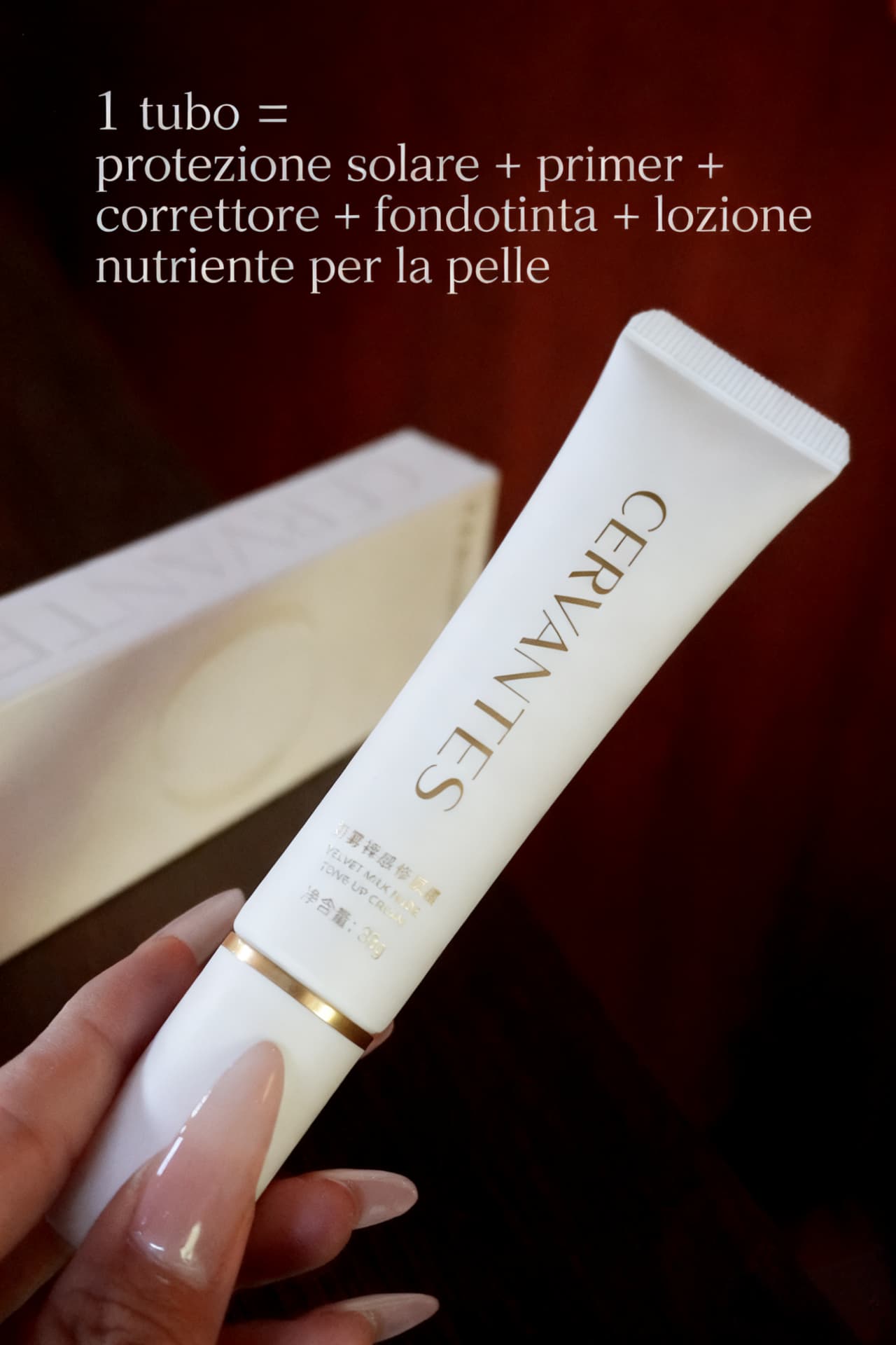 Velvet Milk Nude Tone Up Cream
